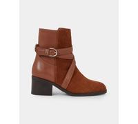 Tommy Hilfiger Elevated Essential Thermo Womens Midheel Boots - Brown - Size UK 5
