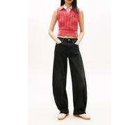 Tommy Hilfiger Ella Mid Barrel Denim Black size W27L28 | Wide Pants Outlet | Women | Blue W27L28