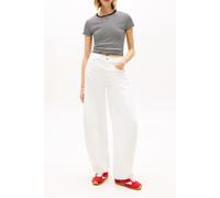 Tommy Hilfiger Ella Mid Barrel Denim White size W28L30 | Wide Pants Outlet | Women | Blue W28L30
