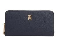 Tommy Hilfiger Women’s Large Emblem Purse with Zip, Blue (Space Blue), One Size