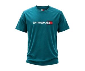 Tommy Hilfiger Entry DNA Tee Men's Short Sleeve T-shirt - Polar Teal