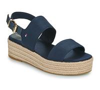 Tommy Hilfiger Espadrilles / Casual Shoes MID WEDGE SANDAL in Marine 7