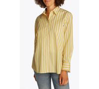Tommy Hilfiger Ess Poplin Easy Fit Long Sleeve Blouse Citronella Yellow size 38 | Blouses Outlet | Women | Brown 38