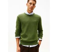 Tommy Hilfiger Essential Cotton Crew Neck Mens Sweatshirt - Mountain Pine - Mountain Pine - M