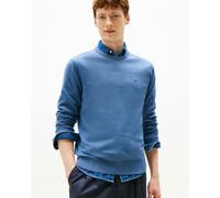 Tommy Hilfiger Essential Cotton Crew Neck Mens Sweatshirt - Petrol Blue Heather - Petrol Blue Heather - L