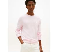 Tommy Hilfiger Men’s Essential Cotton Round Neck Jumper, Pink (Pink Lily), XL