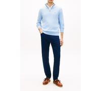 Tommy Hilfiger Essential Cotton Half Zip Vessel Blue Heather size XL | Sweaters Outlet | Men | Blue XL