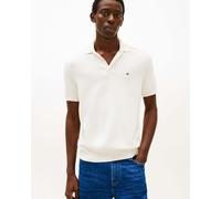 Tommy Hilfiger Men’s Short Sleeve Essential Cotton Knitted Dick Polo Shirt, Off-White (Ivory Petal), XL