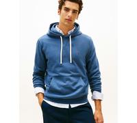 Tommy Hilfiger Essential Flag Embroidery Mens Fleece Hoodie - Aegean Sea Heather - Aegean Sea Heather - XL