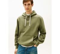 Tommy Hilfiger Essential Flag Embroidery Mens Fleece Hoodie - Battle Green - Battle Green - M
