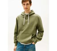 Tommy Hilfiger Essential Flag Embroidery Mens Fleece Hoodie - Battle Green - Battle Green - XL