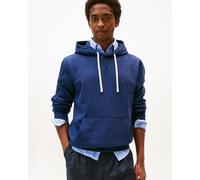 Tommy Hilfiger Essential Flag Embroidery Mens Fleece Hoodie - Heathered Blue - Heathered Blue - L