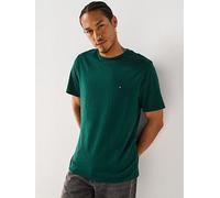 Tommy Hilfiger Essential Flag Logo T-Shirt - Dark Green, Dark Green, Size 2Xl, Men Dark Green