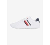 TOMMY HILFIGER Men's ESS LTH Cupsle Low-Top Trainers 7 (41) White