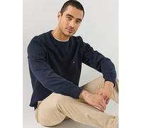 Tommy Hilfiger Men’s Essential Crew Neck Regular Fit Fleece Sweatshirt, Blue (Desert Sky), S