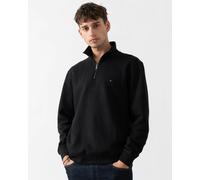 Tommy Hilfiger Essential Fleece Mens Half Zip Sweatshirt - Black - Size Medium