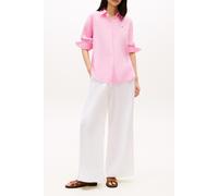 Tommy Hilfiger Essential Linen Relaxed Ls Shirt Rose Petal size 44 | Button-Down Shirts Outlet | Women | White 44