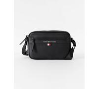 Tommy Hilfiger Essential PU Metal Logo Mens Reporter Bag - Black - Black - One Size