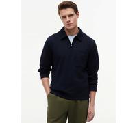 Tommy Hilfiger Essential Pure Cotton Half Zip Sweatshirt Navy