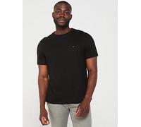 Tommy Hilfiger Essential Reg Fit Solid Short Sleeve T-shirt Black XL Man