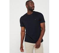 Tommy Hilfiger Men’s Short Sleeve Round Neck Essential Regular Fit T-Shirt, Blue (Desert Sky), 3XL