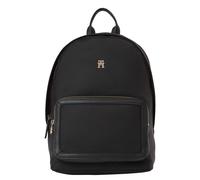 Tommy Hilfiger , Black Polyester Backpack ,Black male, Sizes: ONE SIZE