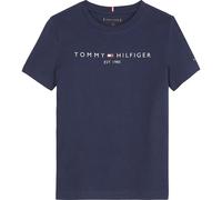 Tommy Hilfiger Kids’ Unisex Short Sleeve Round Neck Essential Tee, Blue (Twilight Navy), 5 Years
