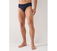 Tommy Hilfiger Men’s Swim Briefs with Drawstring, Black (Black), S
