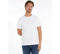 Tommy Hilfiger Men’s Short Sleeve Round Neck Essential Regular Fit T-Shirt, White (White), L