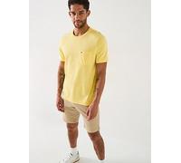 Tommy Hilfiger Essential Solid Pocket T-Shirt - Yellow, Yellow, Size 2Xl, Men Yellow