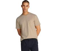 Tommy Hilfiger Essential Solid Pocket TEE S/S T-Shirt Men's, Khaki (Sandalwood), M