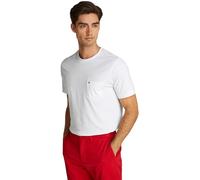 Tommy Hilfiger Men's Essential Solid Pocket Tee Mw0mw37283 S/S T-Shirt, White (White), XXL
