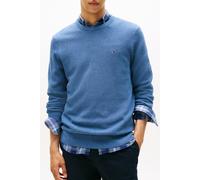 Tommy Hilfiger Men’s Regular Fit Essential Structure Crew Neck Jumper, Blue (Petrol Blue Heather), S