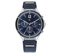 Tommy Hilfiger Eve 1782281 Women's Multifunction Watch - 38mm Navy Dial Navy Silicone Strap