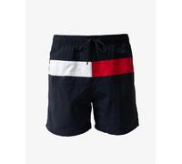Tommy Hilfiger Flag Band Mens Drawstring Swimming Shorts - Navy Blue - Navy Blue - L