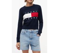 Tommy Hilfiger Flag Crew Neck Dark Night Navy size S | Longsleeves Outlet | Women | Black S