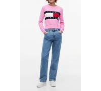 Tommy Hilfiger Flag Crew Neck Pink Daisy size M | Sweaters Outlet | Women | Pink M
