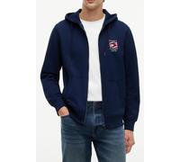 Tommy Hilfiger Flag Embroidery French Terry Zip-thru Hoody Carbon Navy size M | Hoodies Outlet | Men | Blue M