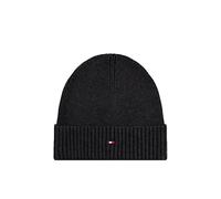 Men's Tommy Hilfiger TH Flag Mens Pima Cotton Beanie - Grey - Size: ONE size