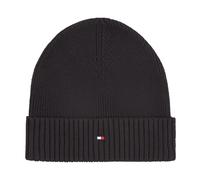 Tommy Hilfiger Mens Cashmere Flag Beanie - Black - One