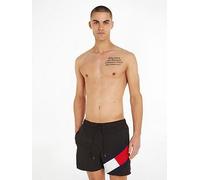 Tommy Hilfiger Flag Swim Shorts, Black, Size L, Men Black