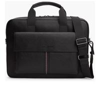 Tommy Hilfiger Flap Pocket Pebble Handbag AM0AM14166BDS - Man Black 38.5 x 5.5 x 28cm
