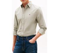 Tommy Hilfiger Flex Dobby Sf Shirt Dark Artichoke size M | Casual Shirts Outlet | Men M