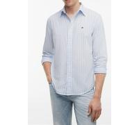 Tommy Hilfiger Flex Poplin Classic Sweet Blue/stripe size XL | Casual Shirts Outlet | Men | Blue XL