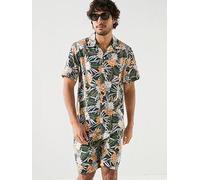 Tommy Hilfiger Floral Print Short Sleeve Shirt, Navy/Multi, Size M, Men Print