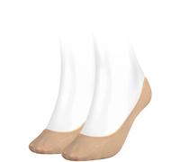 Tommy Hilfiger Women's Footie Invisble 2P Ankle Socks, Beige (Nomad), Size 39