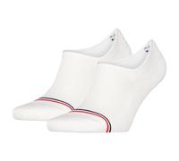 Tommy Hilfiger Footie Socks, White, 43/46 (Pack of 2)