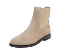 Tommy Hilfiger Girls’ Flag Suede Chelsea Boots, Beige (Beige), 5