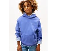 Tommy Hilfiger Girls Mini Corp Hoodie, Blue, Size Age: 8 Years Blue