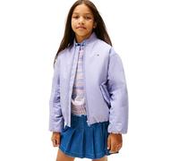Tommy Hilfiger Girl's PADDED BOMBER KG0KG08927 Bomber Jacket, BLUE (Periwinkle Dusk), 10 Years